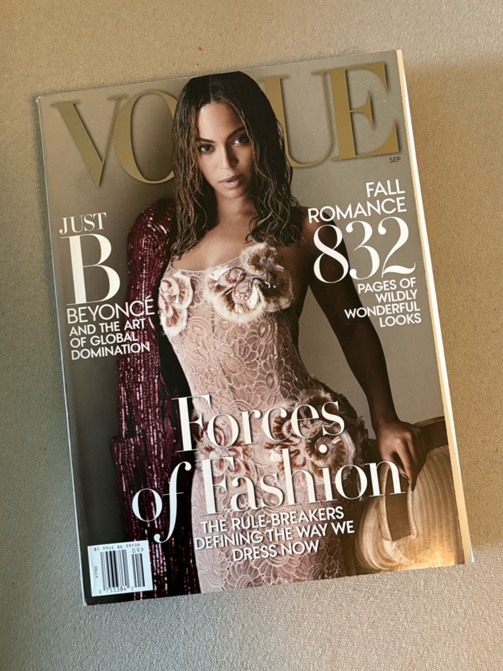 Vogue Magazine Featuring Beyoncé September 2015